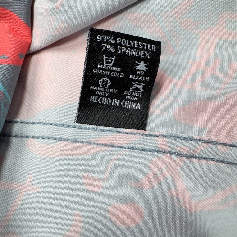 DIXXON Flannel Co SCREECH Sz 3X Party Shirt Button Up Hawaiian Camp Jet Ski Pink - Picture 11 of 13